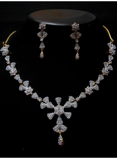 CZ Necklace Set